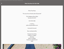 Tablet Screenshot of pinks-tinypaws.com